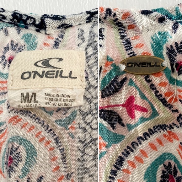 O’Neill beachy boho open front cover-up - Picture 5 of 7